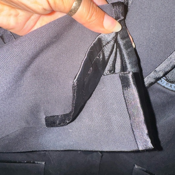 Armani Exchange Academia Collegiate School Crest Patch 3/4 Sleeve Blazer Jacket - Picture 12 of 13